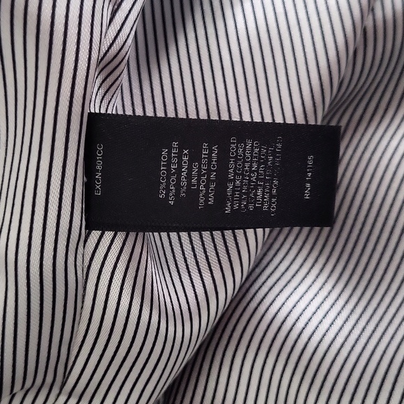 Women's Black Hip Length Blazer Jacket Harve Bernard Size M - Picture 7 of 9